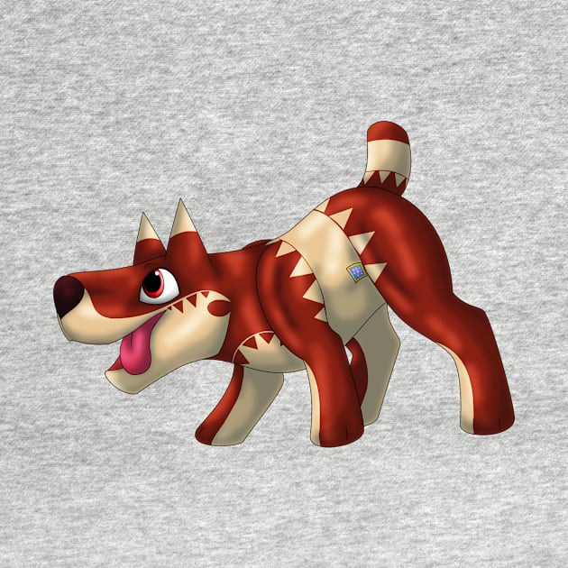 Barkbark: Red by spyroid101